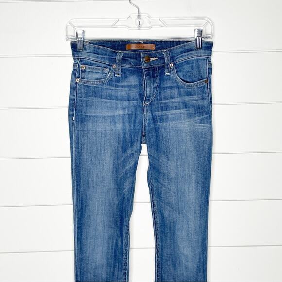 Joe's Jeans COOL OFF Rolled Skinny Crop Jeans Lyndi Wash Size 25 - Picture 3 of 10